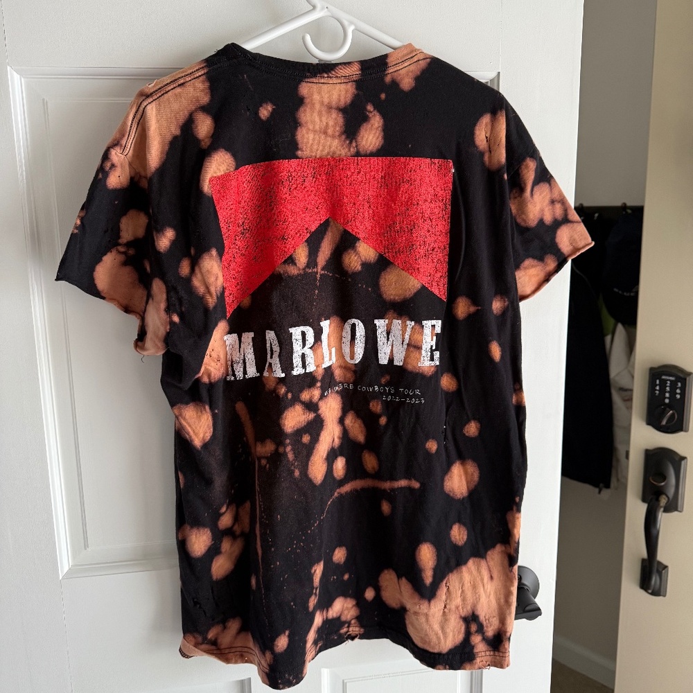 Kameron Marlow Oversized Distressed Graphic Tee